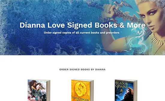 Dianna Love Signed Books